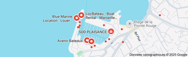 location bateau pointe rouge