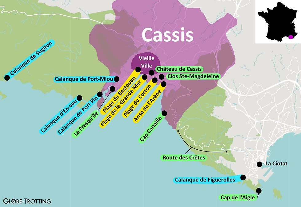 la ville de cassis